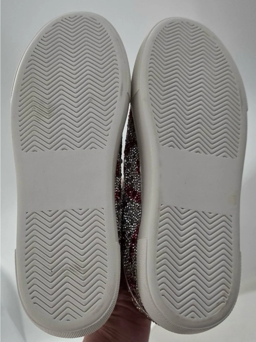 Betsey Johnson Sidny Women's Sparkle Candy Cane Sneakers - NEW